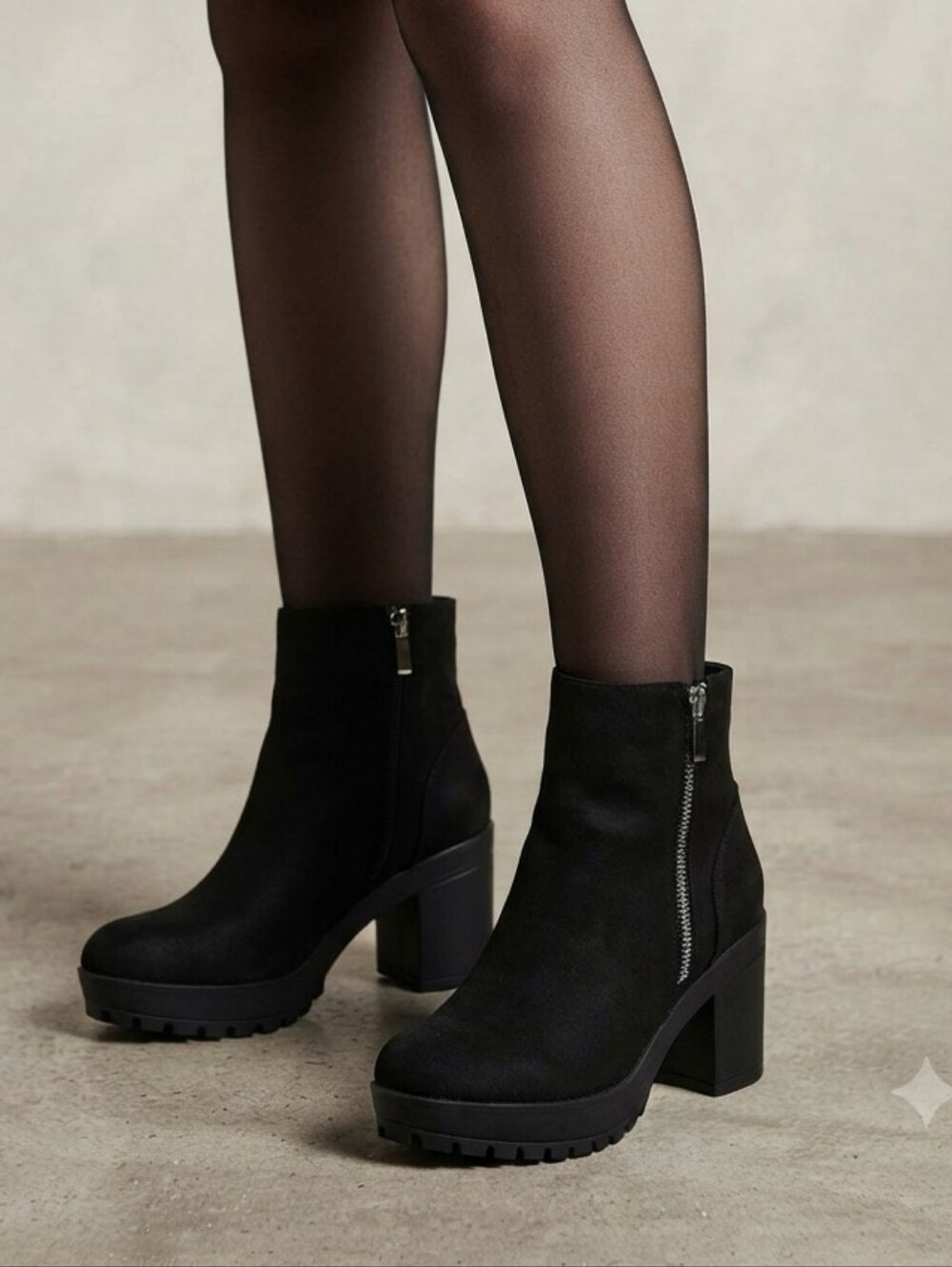 French Connection Jasmine Ankle Boots Black